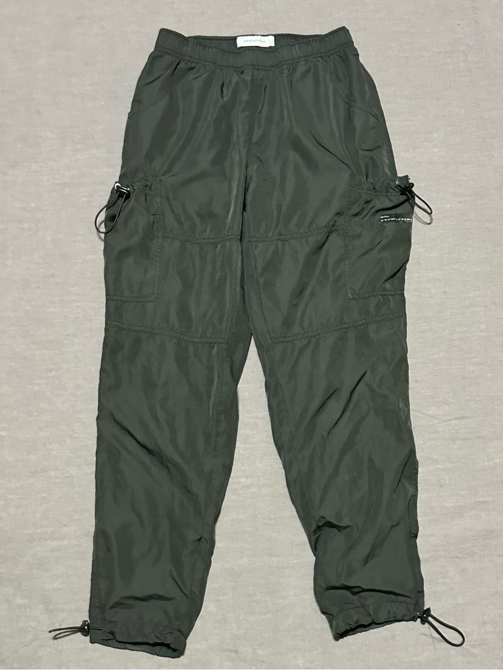 Urban Outfitters Black Cargo Track Pants